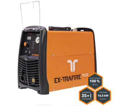 EX-TRAFIRE®75SD/CE/3x400 V Hand System/FHT-EX®105RTXH Torch 8m/H Starter Kit